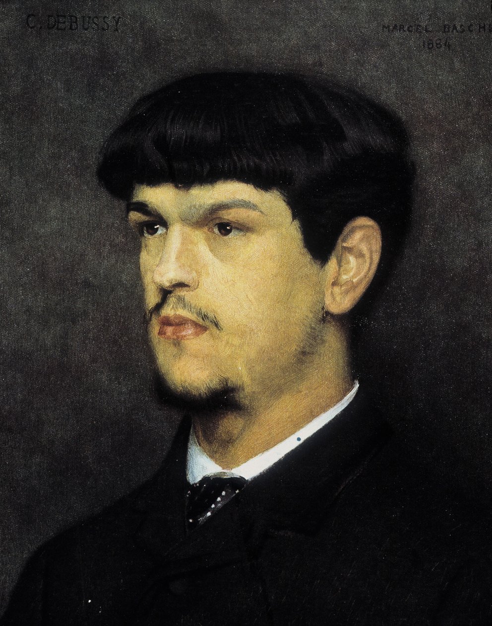 Porträtt av Claude Debussy av Marcel Andre Baschet (1862-1941) av Marcel Andre Baschet