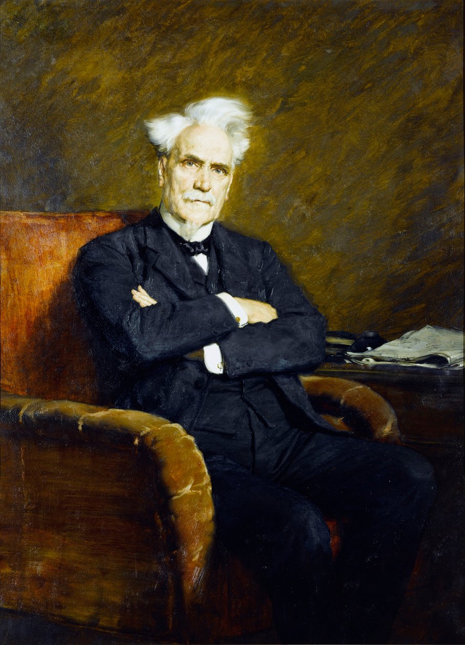 Porträtt av Henri Rochefort 1830-1913, ca. 1908. av Marcel Andre Baschet