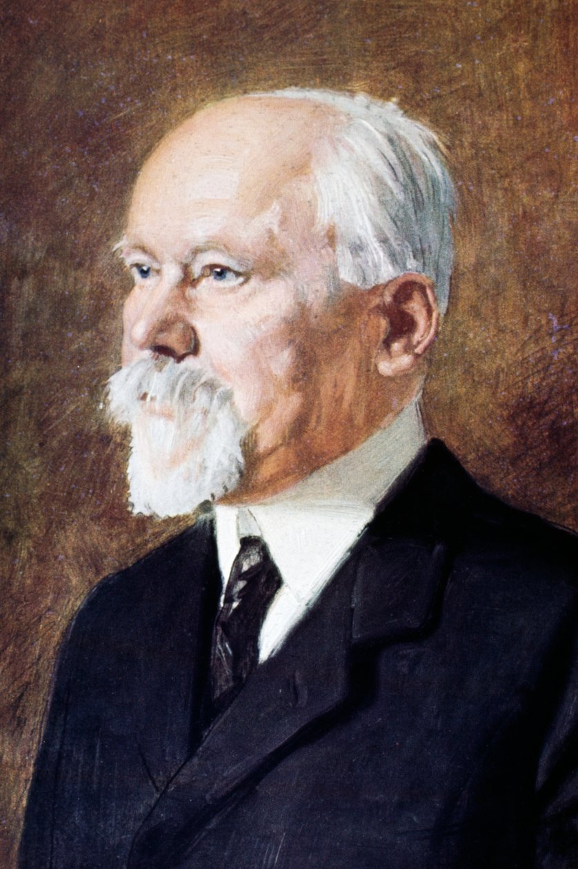 Porträtt av Raymond Poincare (Bar-le-Duc av Marcel Andre Baschet