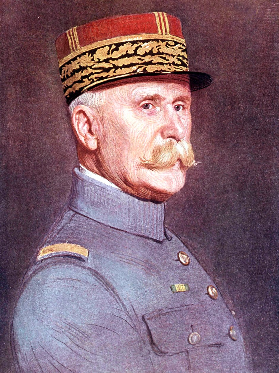 Porträtt av marskalken Philippe Petain, ca. 1920 (målning) av Marcel Andre Baschet