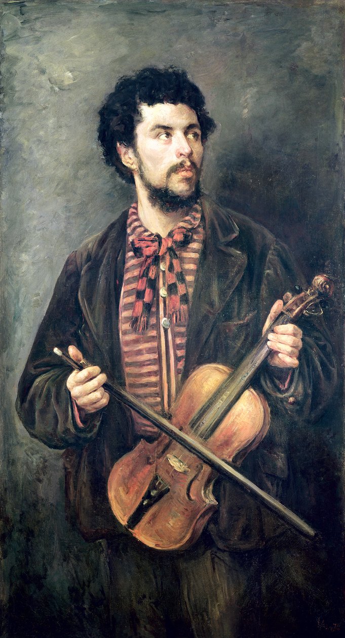 Violinspelaren av Marcellin Gilbert Desboutin