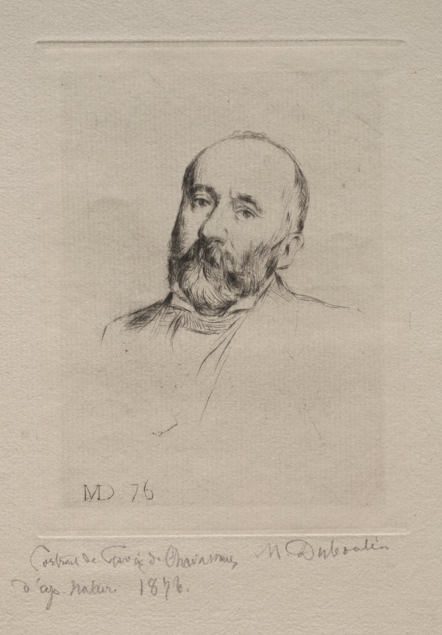 Puvis de Chavannes av Marcellin Gilbert Desboutin