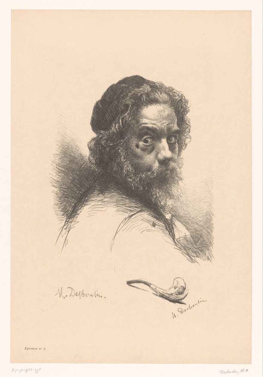 Självporträtt av Marcellin Gilbert Desboutin