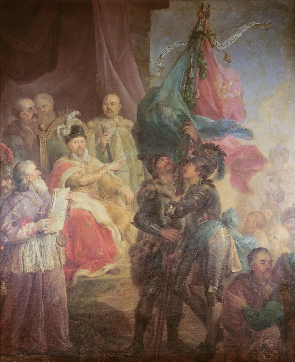 Litauens union med Polen 1569, 1783-85 av Marcello Bacciarelli
