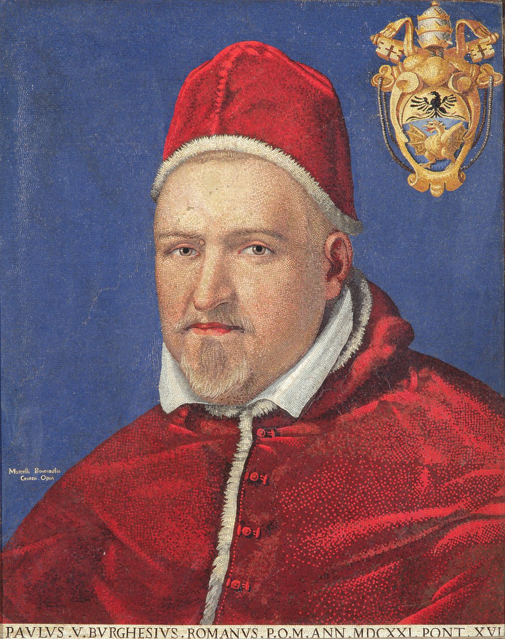 Påve Paul V (mosaik) av Marcello Provenzale