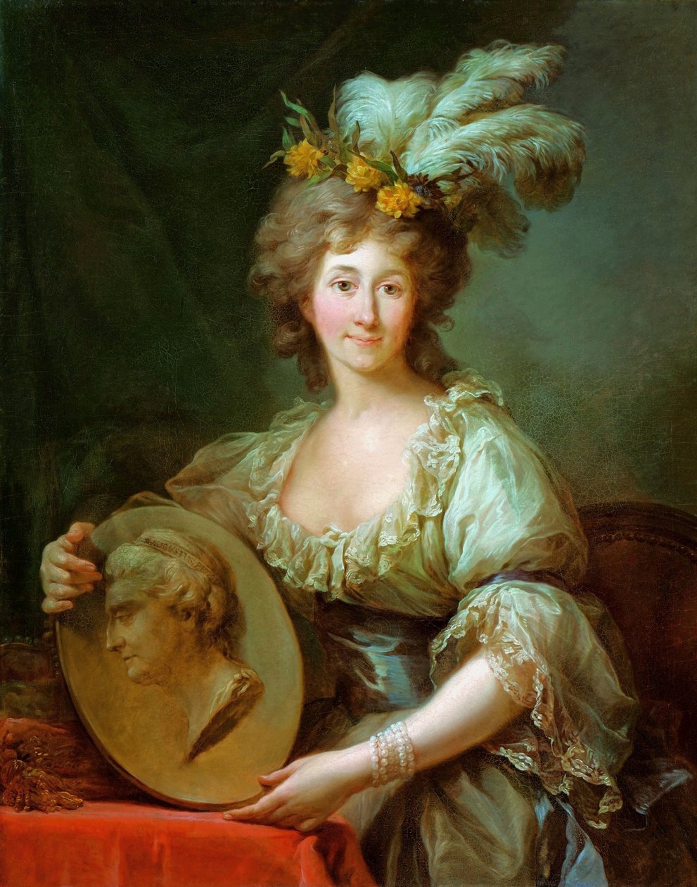 Polish: Porträtt av Anna Karolina Dorothea Biron, hertiginna av Kurland Porträtt av Anna Charlotta Dorothea Biron, prinsessa av Kurland av Marcello Bacciarelli