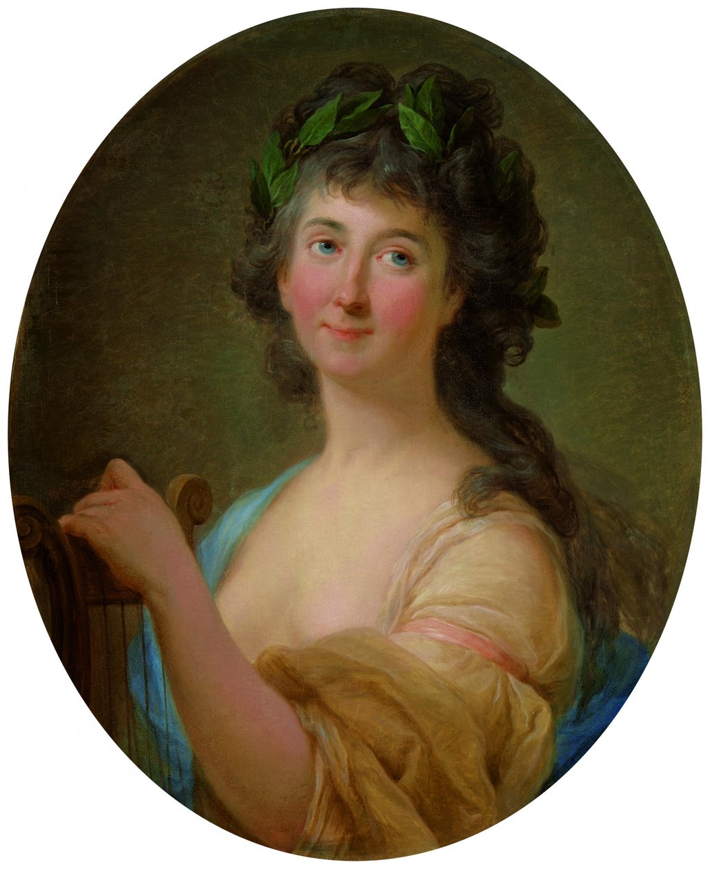 Porträtt av Catherine Gattai Thomatis som musa av Marcello Bacciarelli
