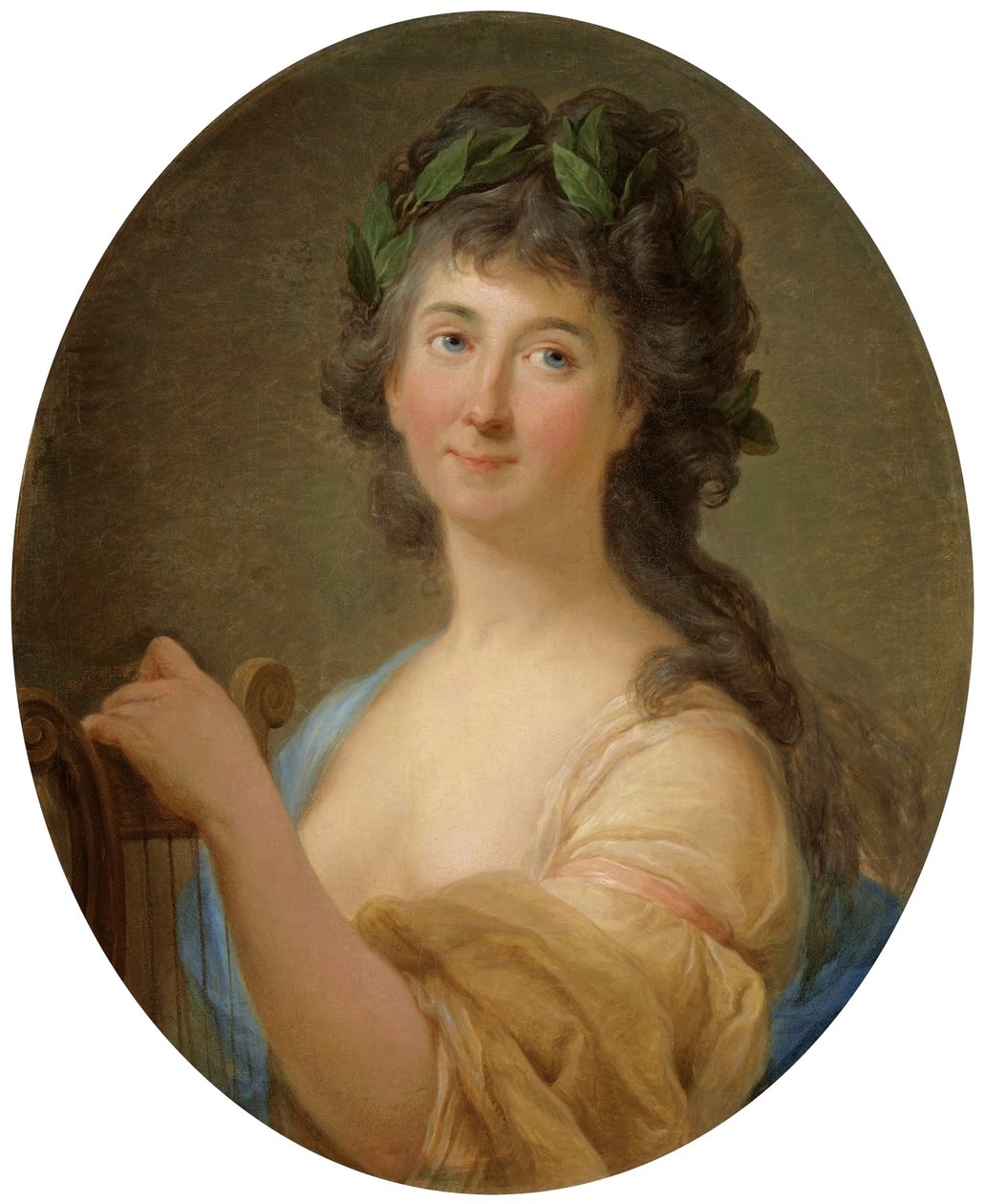 Porträtt av Catherine Gattai Tomatis som musa av Marcello Bacciarelli