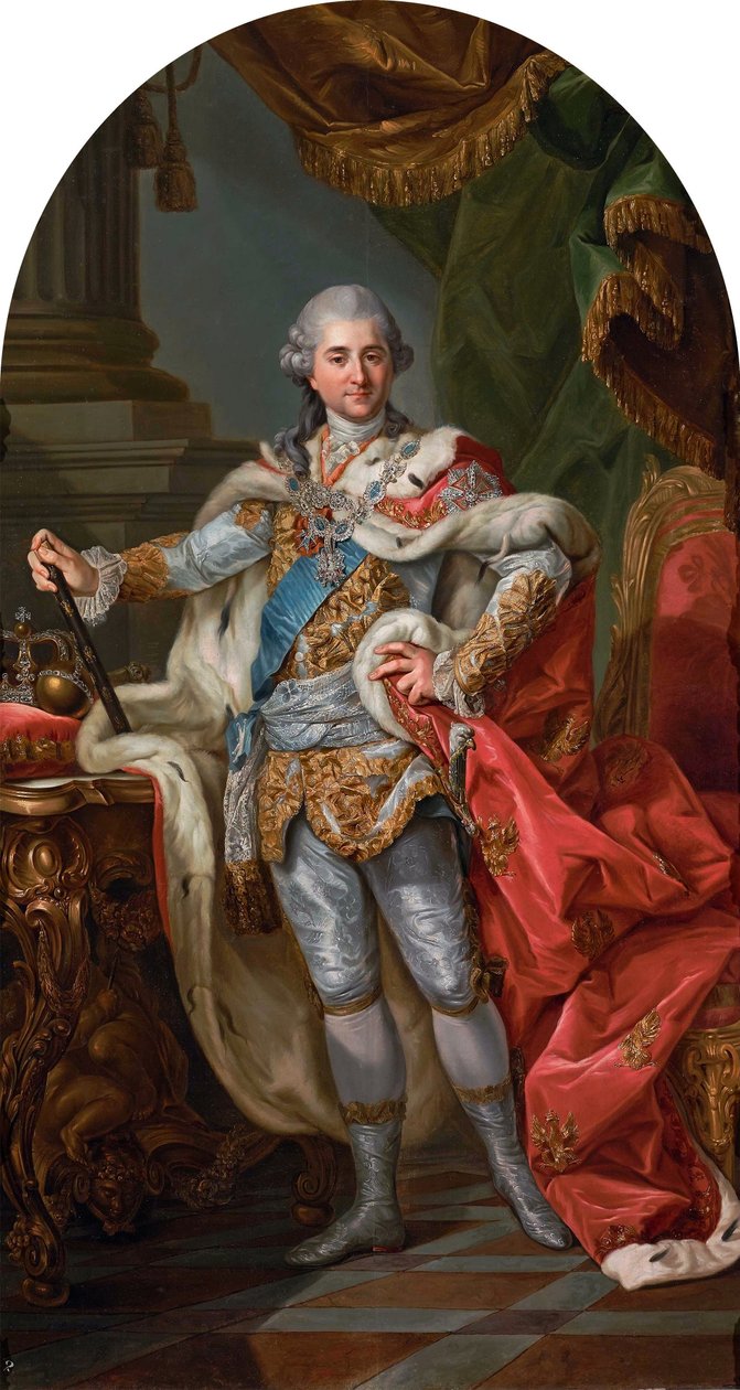 Stanislaus Augustus i kröningsdräkt av Marcello Bacciarelli