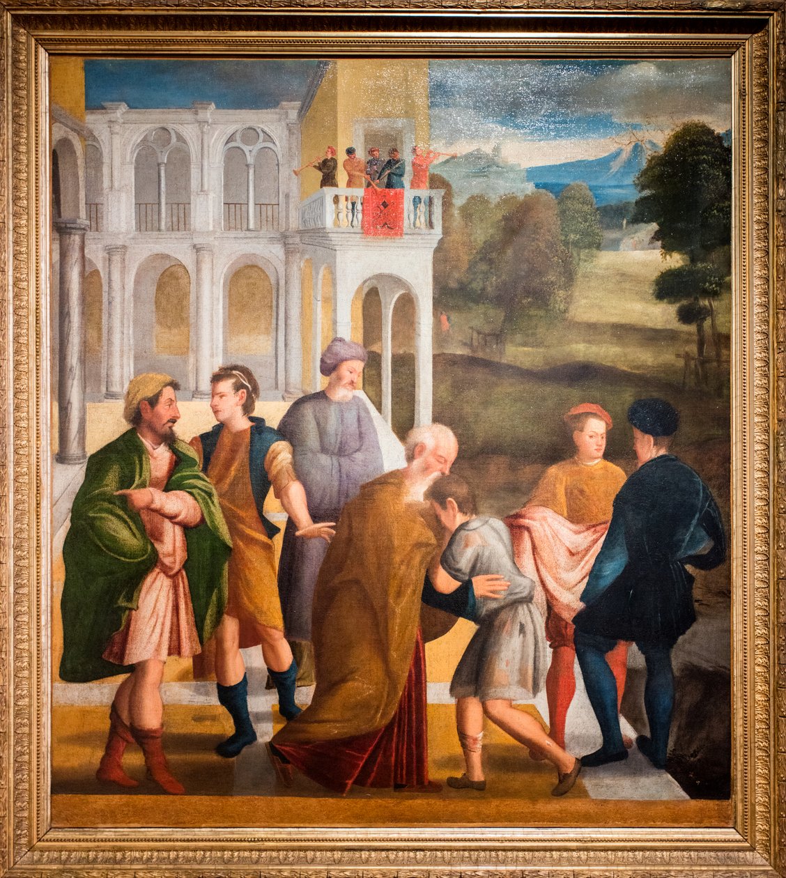 Den förlorade sonens återkomst av Marcello Fogolino