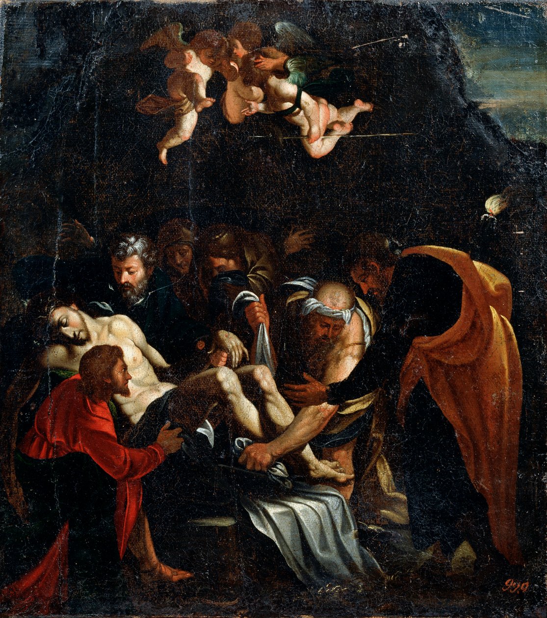 Nedstigningen från korset, 1500-talet. av Marcello Venusti