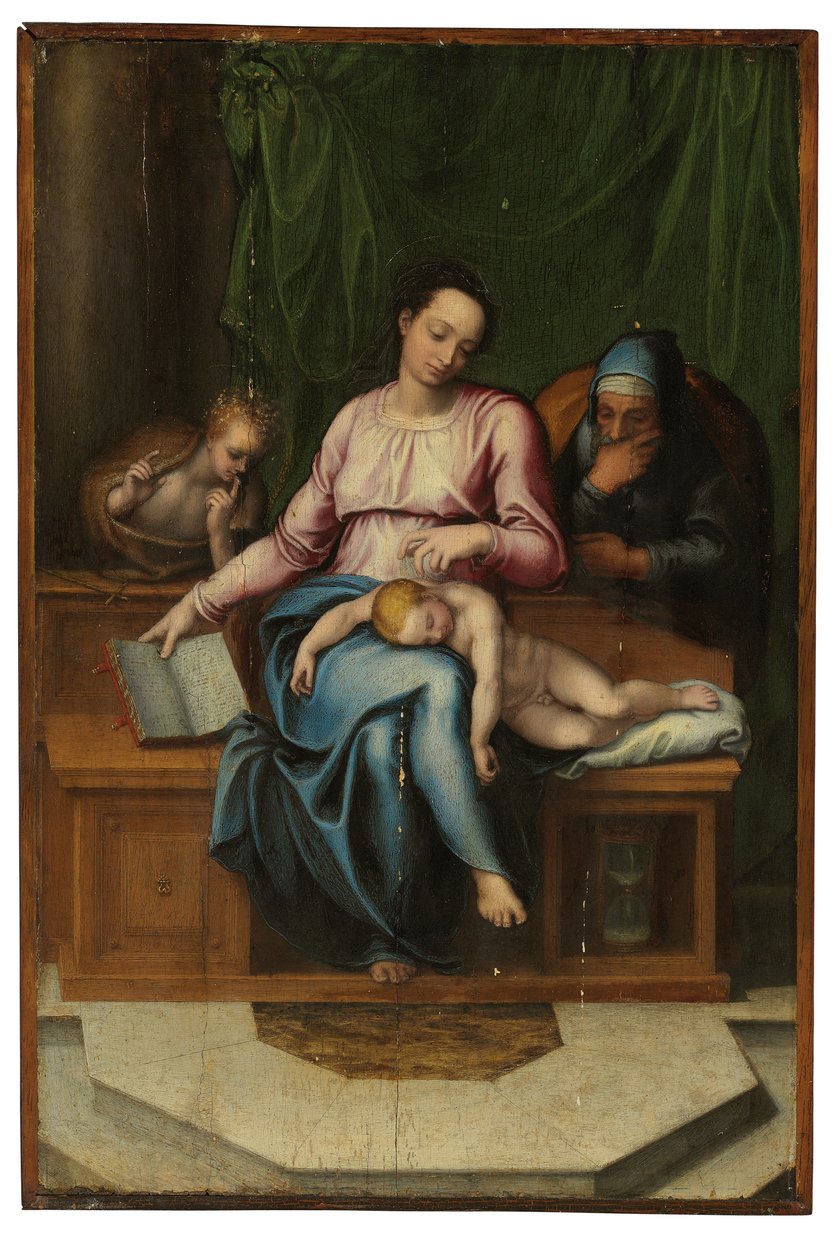 Den heliga familjen av Marcello Venusti