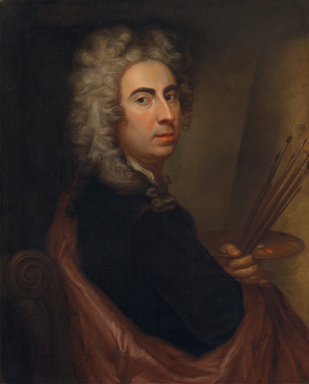 Självporträtt av Marcellus Laroon the Elder