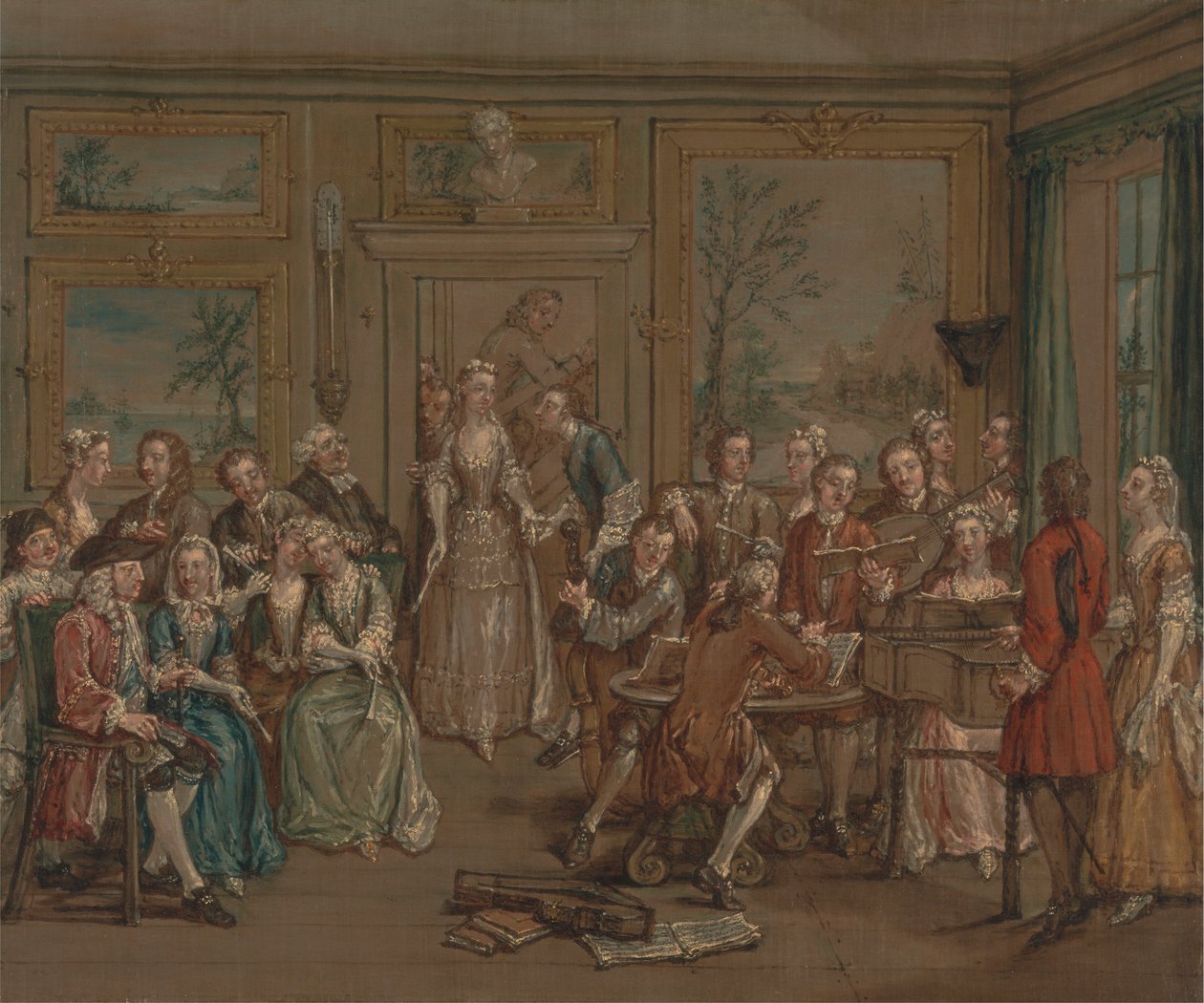 Musikaliskt samtal av Marcellus Laroon the Younger