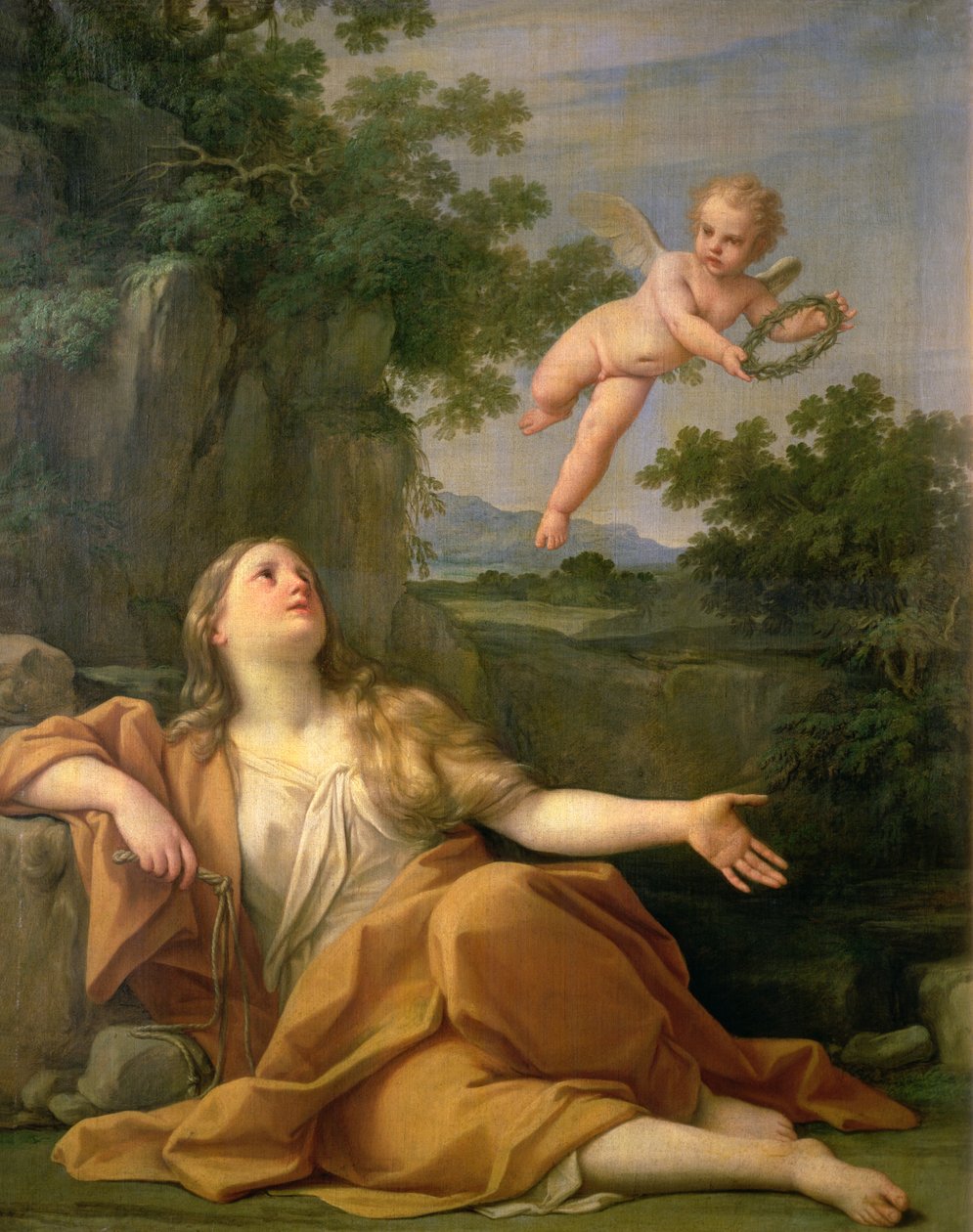Ångerfulla Maria Magdalena, 1700-05 av Marcantonio Franceschini