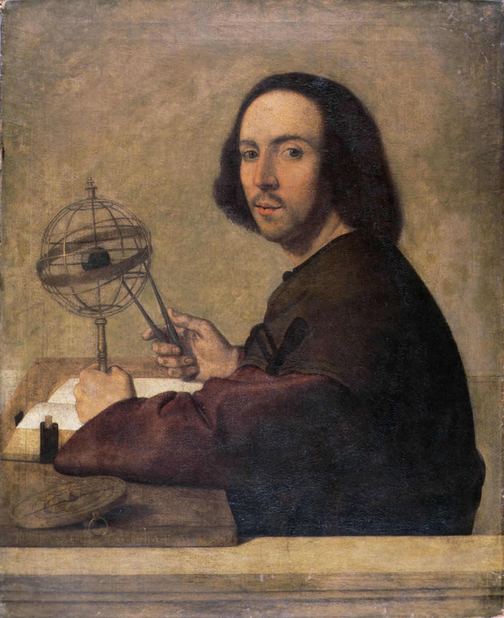 Porträtt av en astronom, 1512 av Marco Basaiti