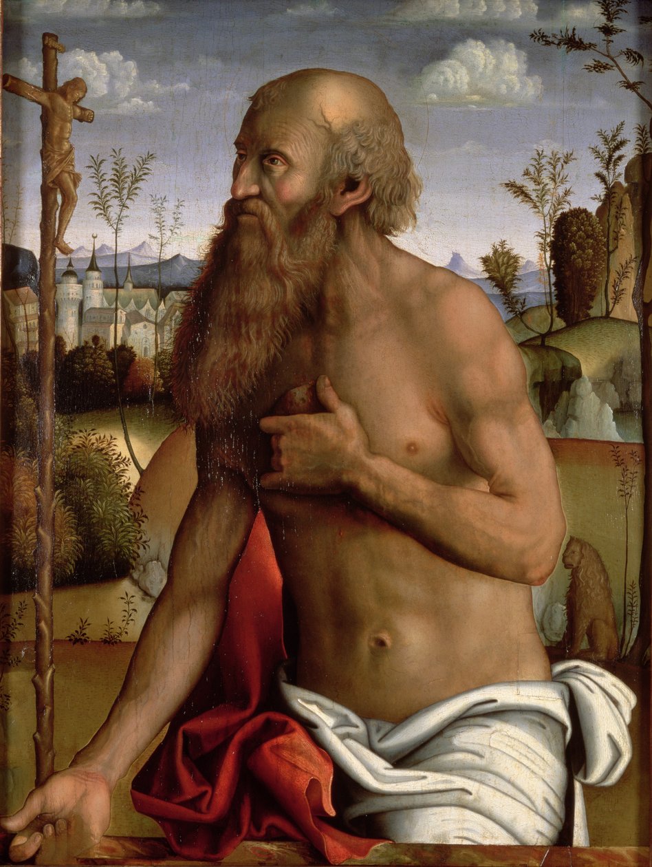 S:t Hieronymus i bot av Marco Meloni