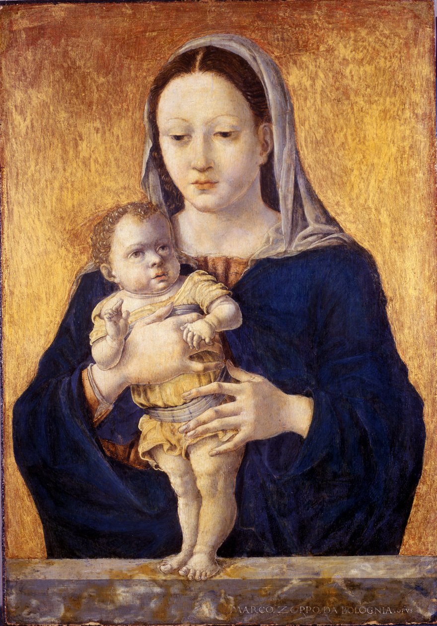Madonna och barn, ca 1465 (tempera på trä) av Marco Zoppo