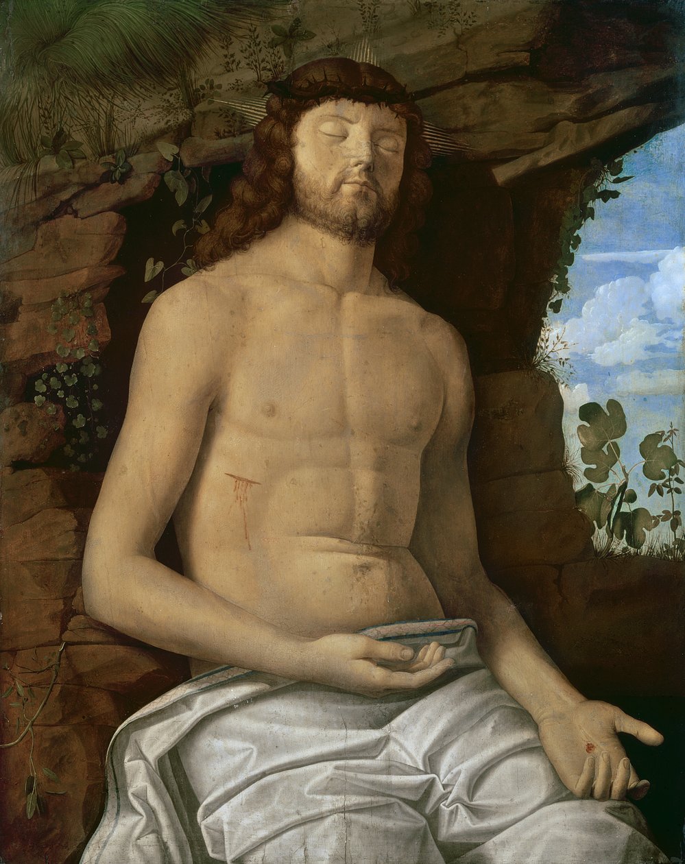 Den döde Kristus, ca 1510 av Marco Basaiti