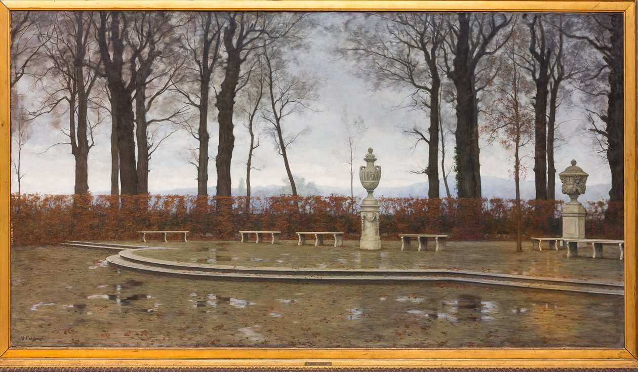 Turin Royal Gardens efter marsregnen av Marco Calderini