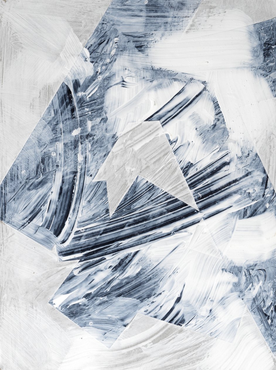 Geometric white, 2024 (blandteknik) av Marco Campedelli