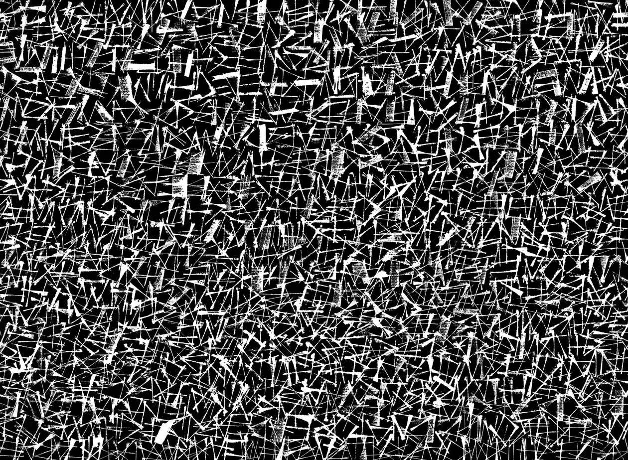 Texture, 2017 (tusch på ingres-papper) av Marco Campedelli