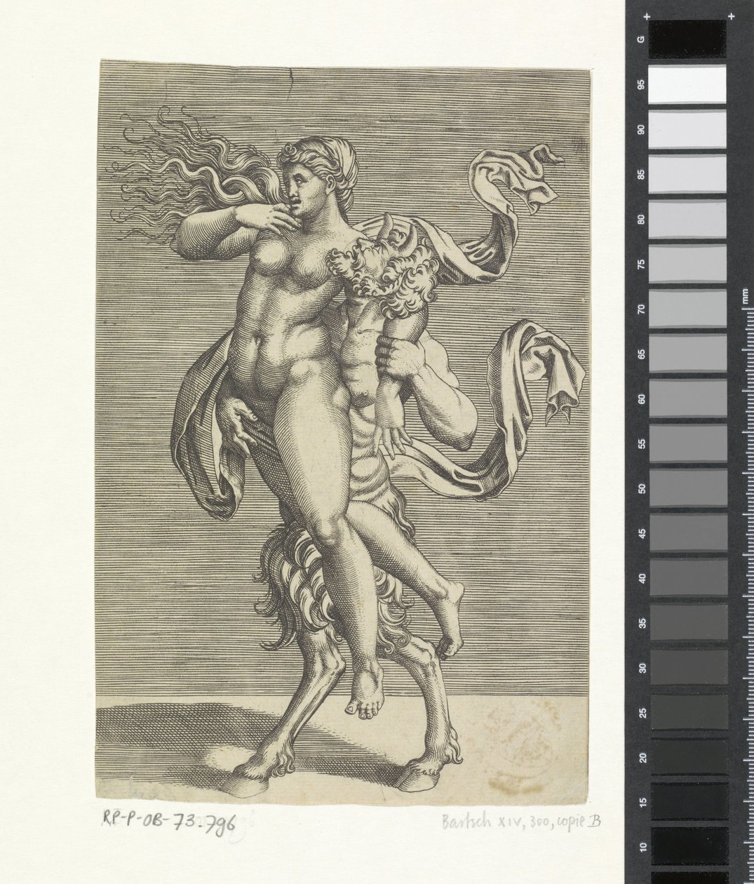 Satyr och nymf av Marco Dente
