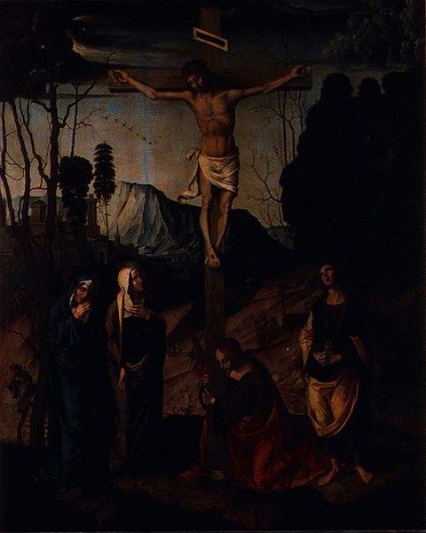 Crucifixion, c.1510 (panel) av Marco Palmezzano