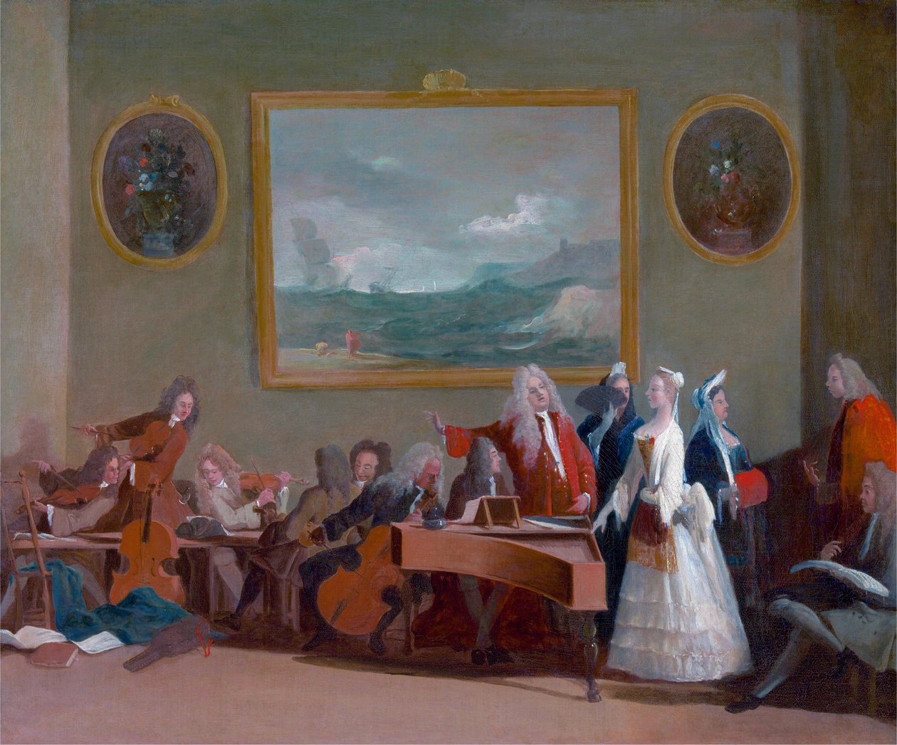 Repetition av en opera av Marco Ricci