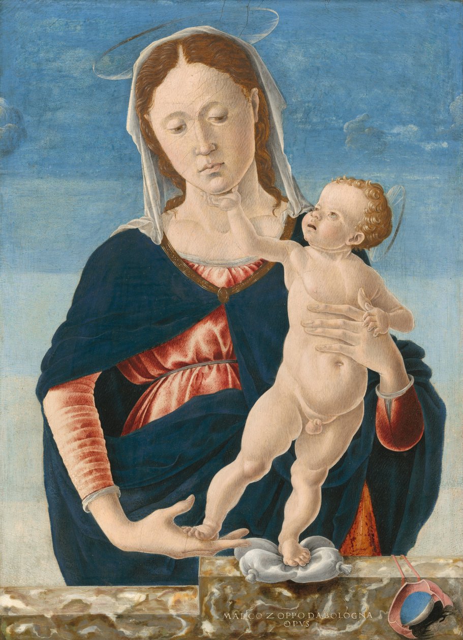 Madonna och barn, ca. 14671468 av Marco Zoppo