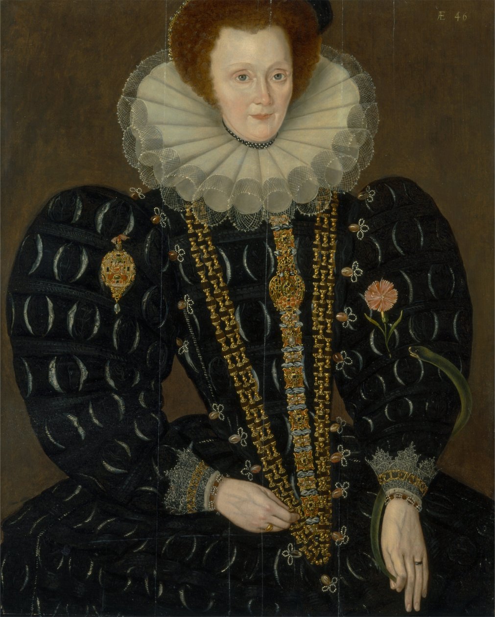 A Woman Called Lady Elizabeth Knightley av Marcus Garret Gheeraerts the Younger
