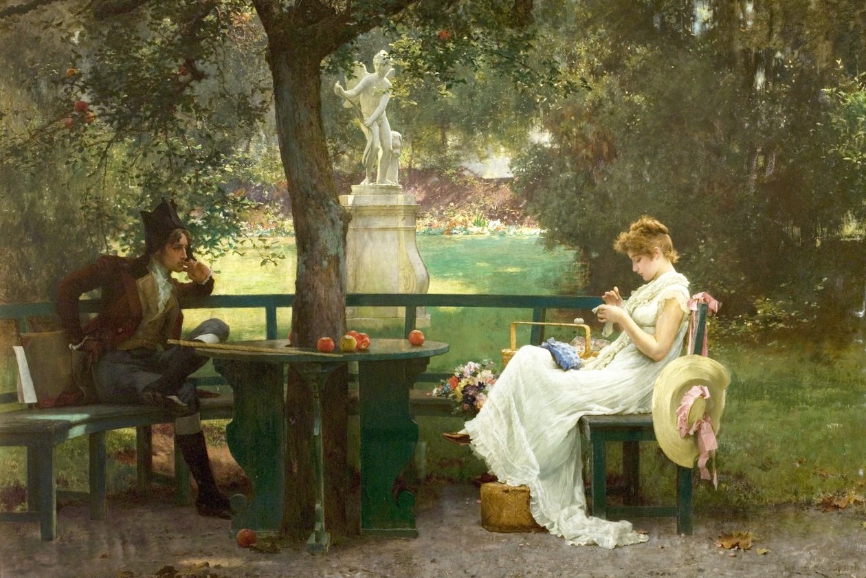 Förälskad, 1888 av Marcus Stone