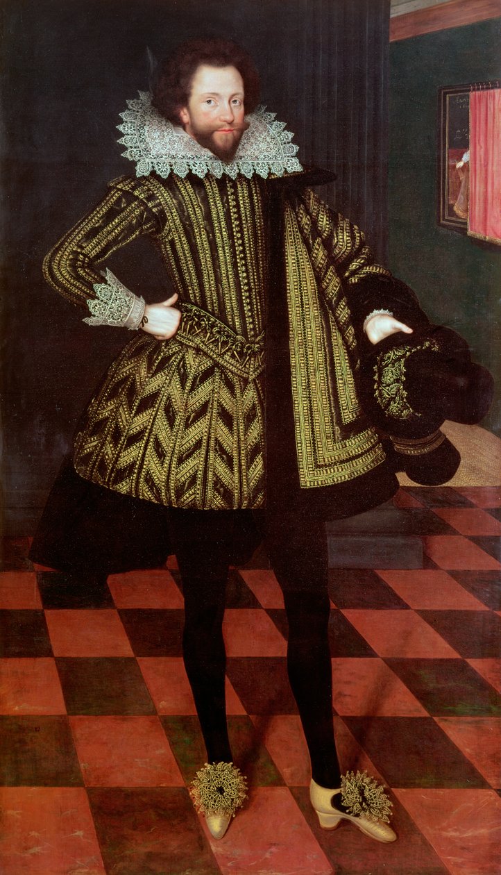 Sir John Kennedy från Barn Elms, 1614 av Marcus Garret Gheeraerts the Younger