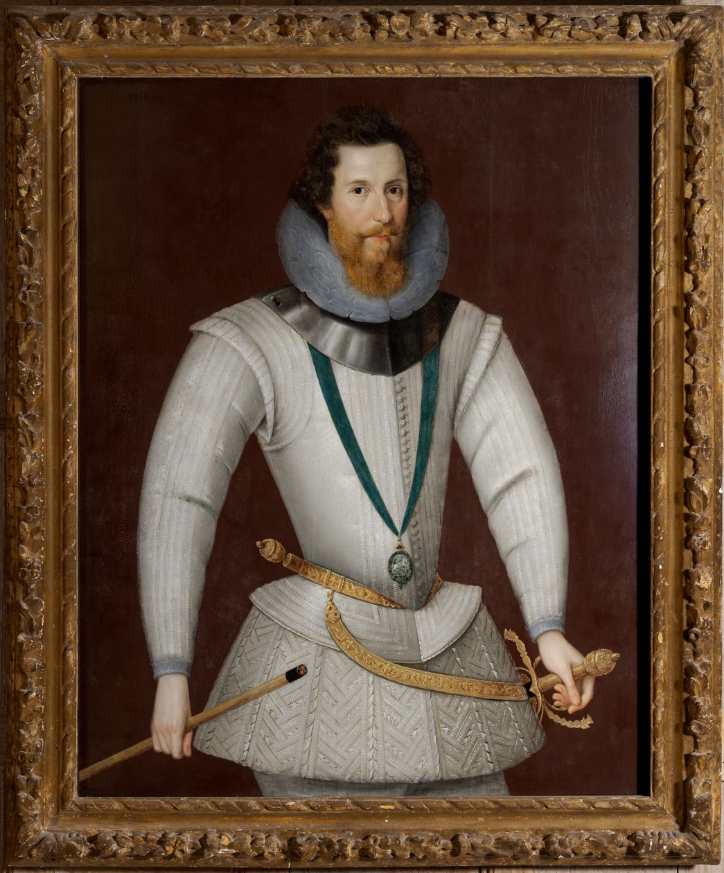 Robert Devereux, 2:e earl av Essex (1556-1601) av Marcus (attr. to) Gheeraerts