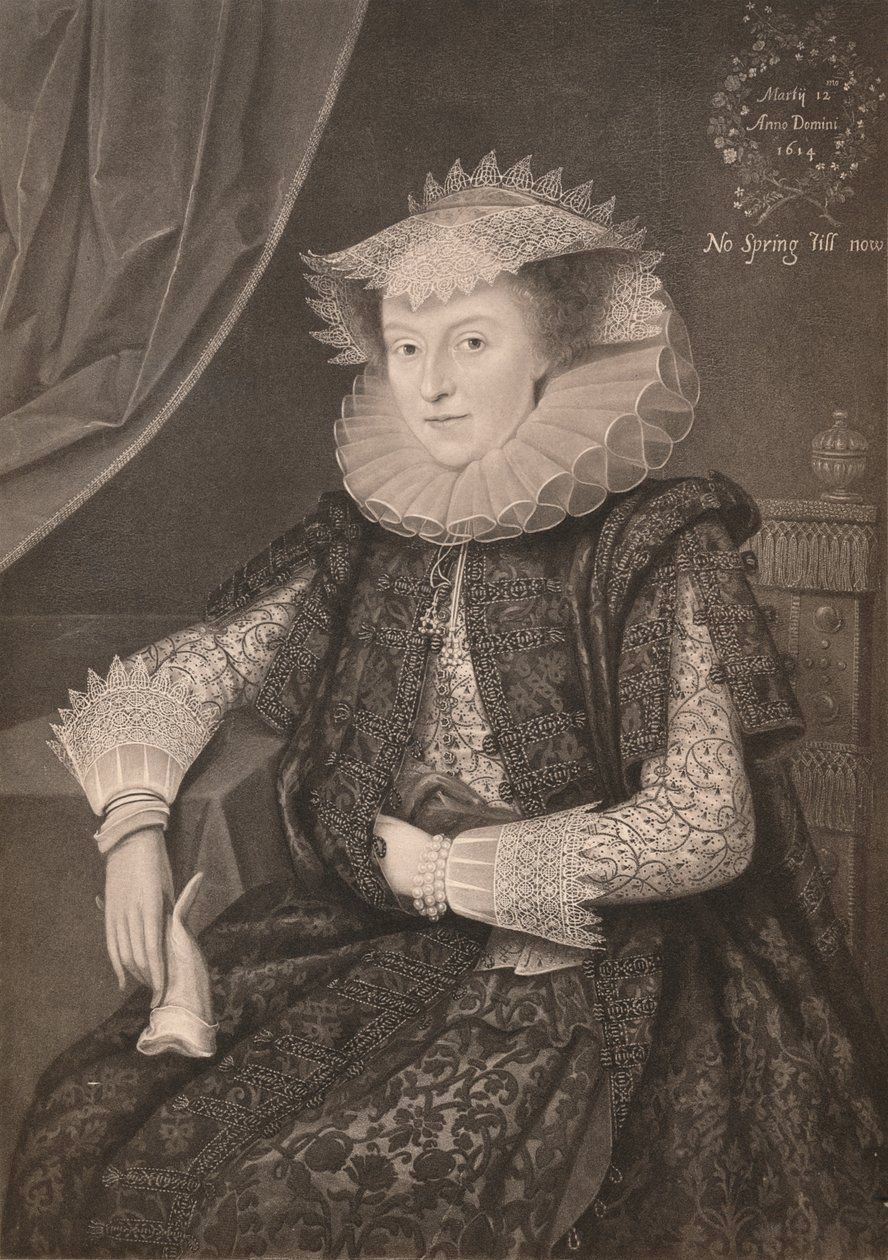 Mary Sidney, grevinna av Pembroke, 1614, 1904 av Marcus Garret Gheeraerts the Younger