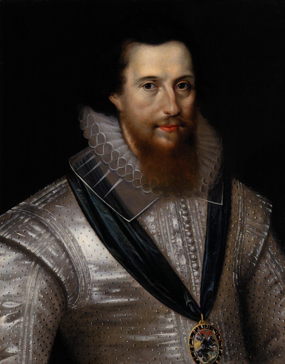 Robert Devereux, 2:e earl av Essex 1565-1601, slutet av 1600-talet. av Marcus Garret Gheeraerts the Younger