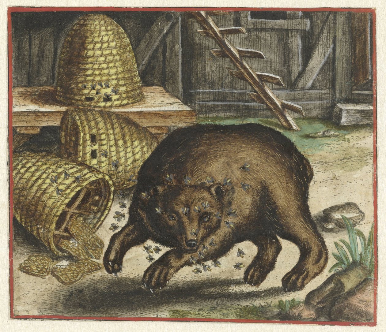 Fabel om björnen och bina av Marcus Gheeraerts (I)