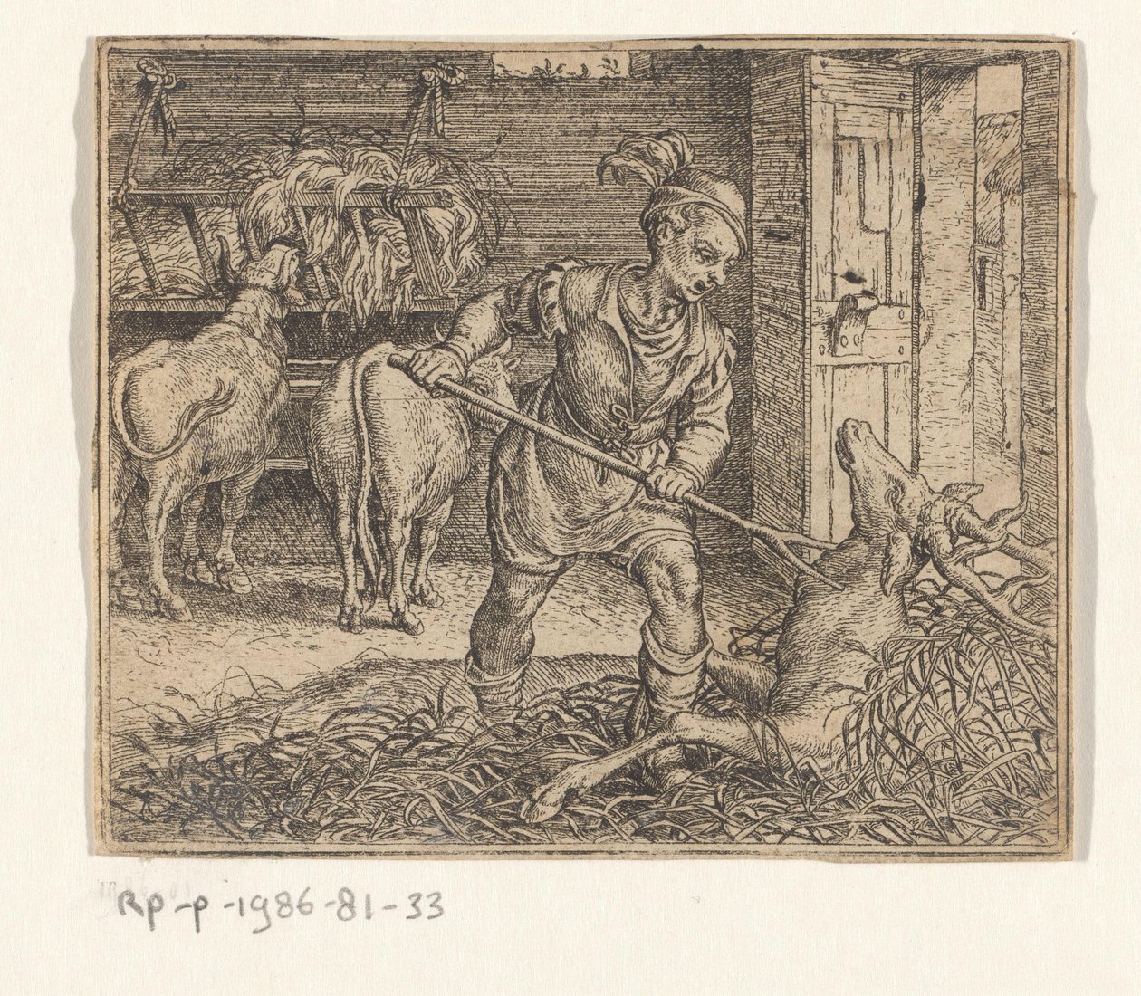 Fabel om rådjuren i oxstallet av Marcus Gheeraerts (I)