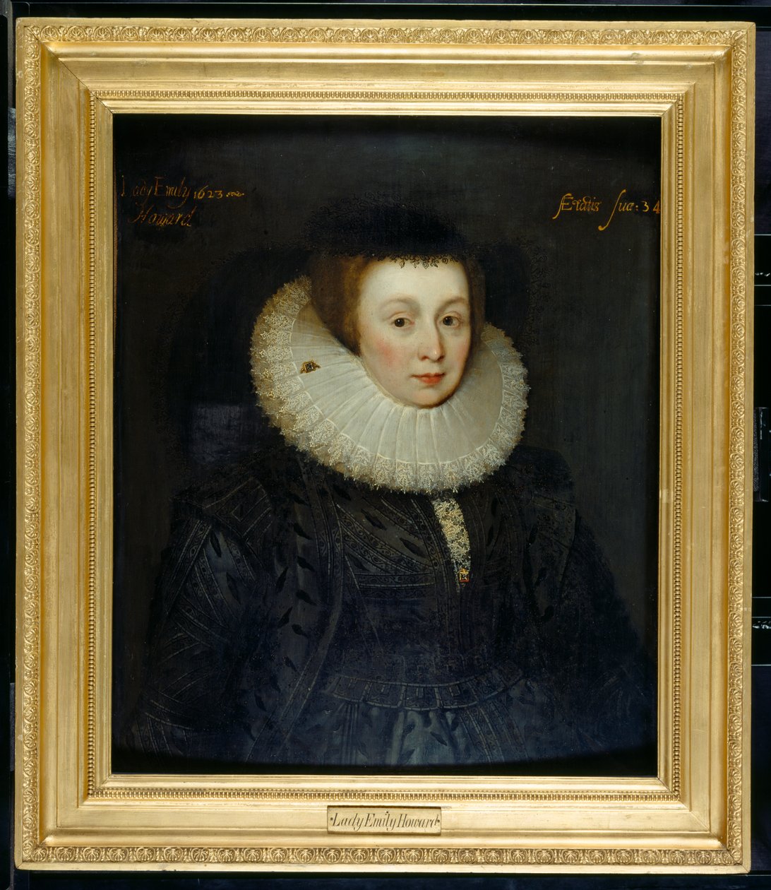 Lady Emily Howard av Marcus Gheeraerts