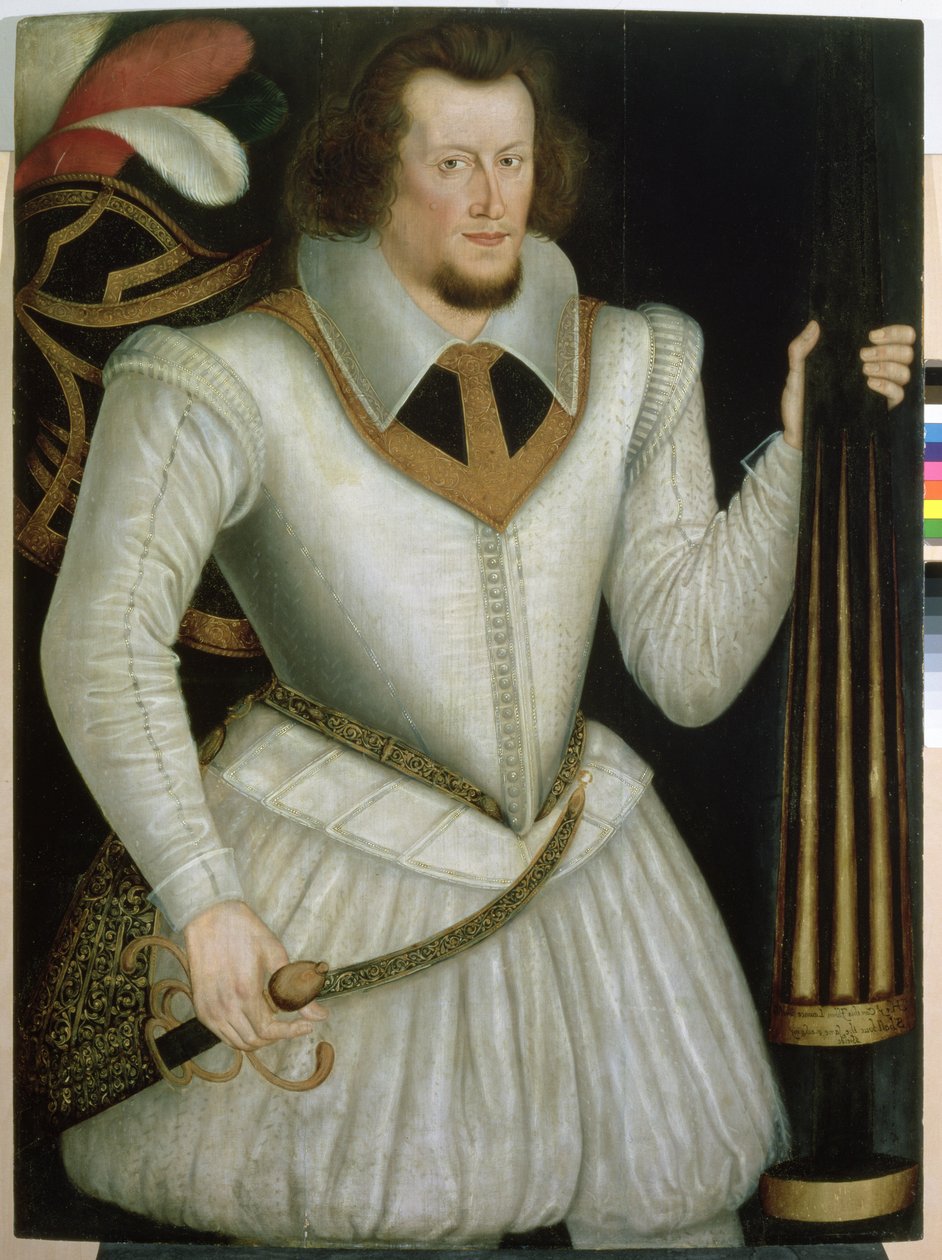 Porträtt av Robert Devereux, 2nd Earl of Essex av Marcus Gheeraerts