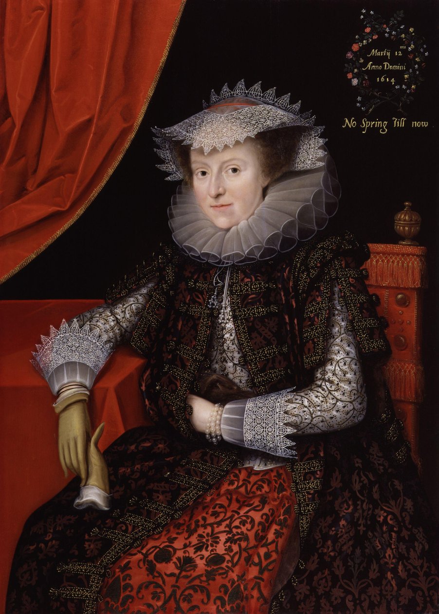 Mary, Lady Scudamore av Marcus Gheeraerts the Younger