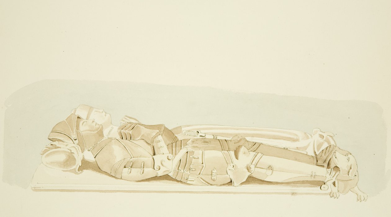 Bilder av Sir Thomas och Lady Berkeley (penna och akvarell på papper) av Marcus H. Homes