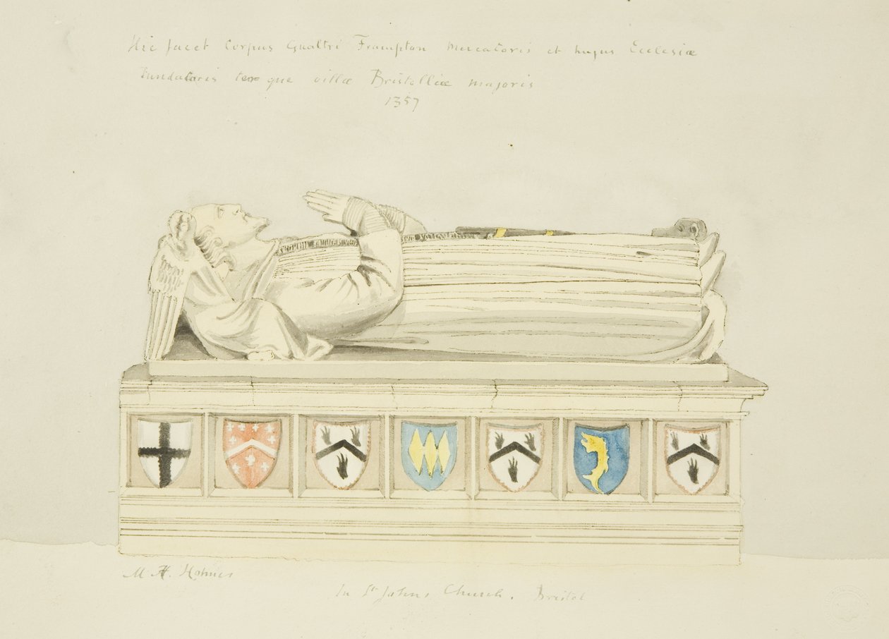 Effigy on Tomb of Walter Frampton i St John