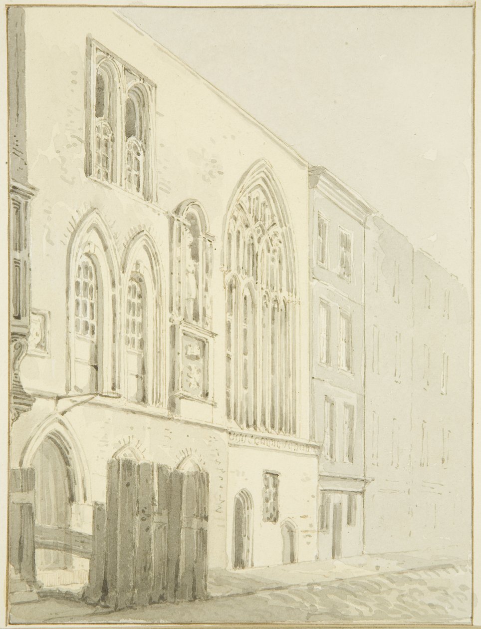 The Old Guildhall (penna och akvarell på papper) av Marcus H. Homes
