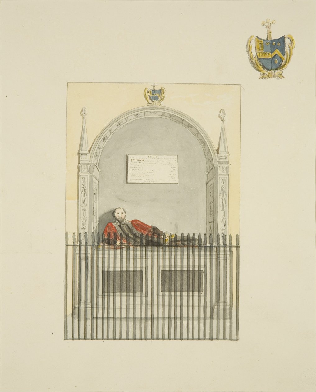 Whitsons Monument (under tornet) i St Nicholas
