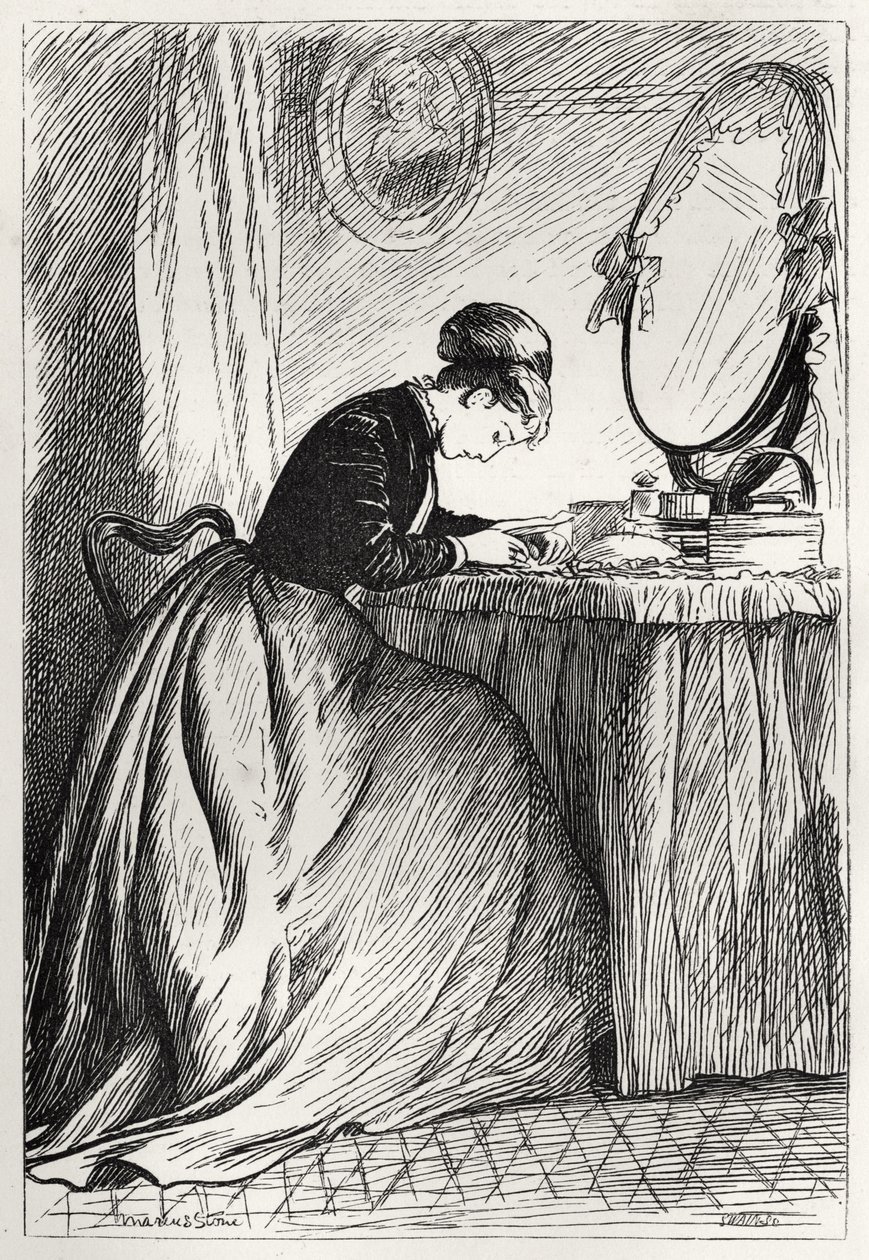 Anthony Trollopes roman "Han visste att han hade rätt" av Marcus Stone