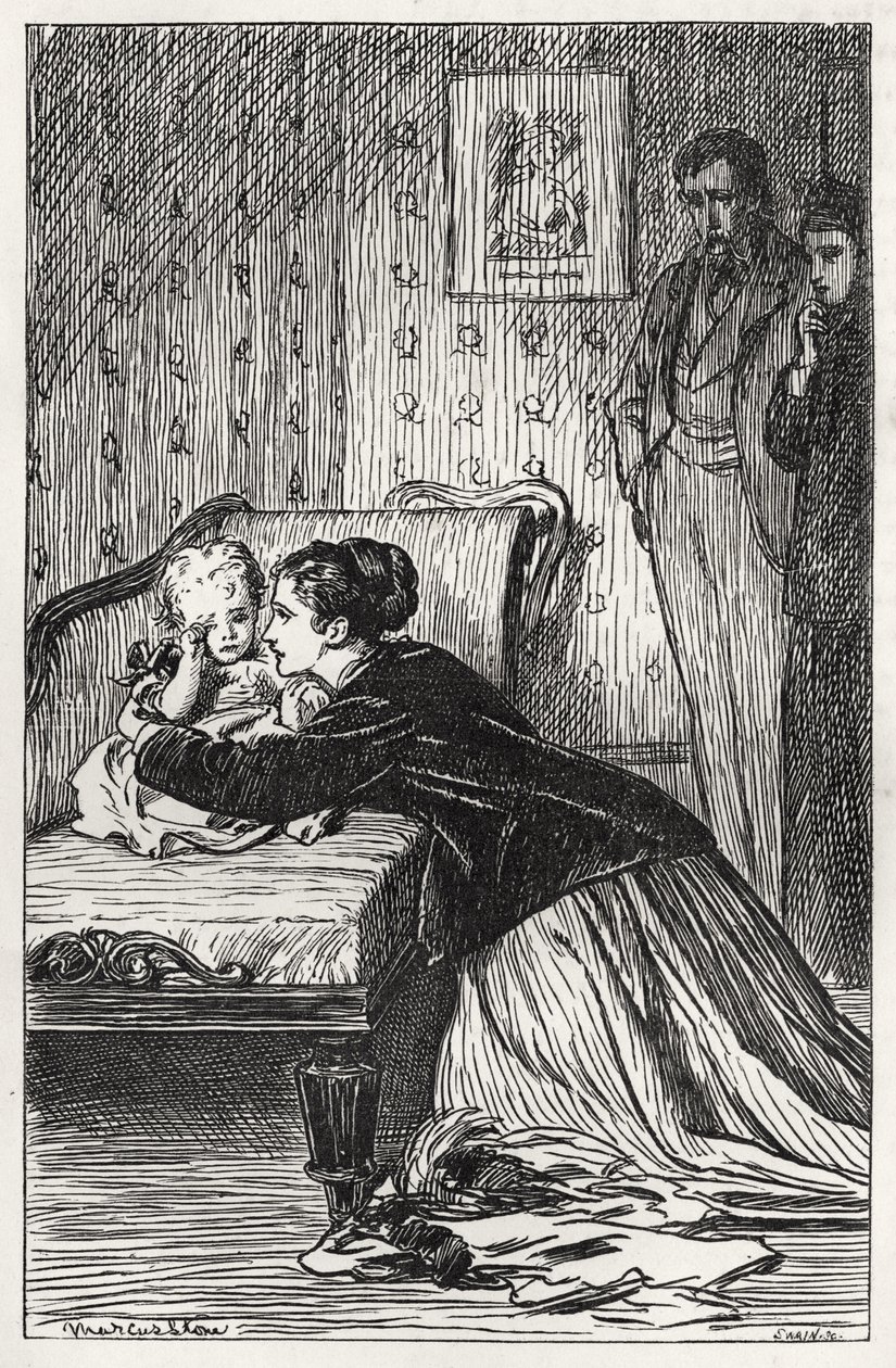 Anthony Trollopes roman "Han visste att han hade rätt" av Marcus Stone