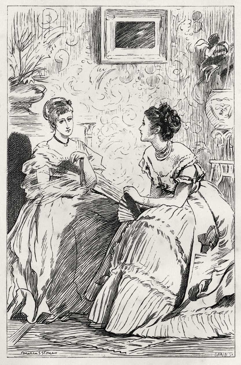 Anthony Trollopes roman "Han visste att han hade rätt" av Marcus Stone
