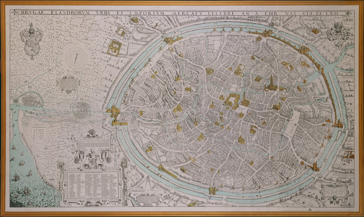 Staden Brygge av Marcus the Elder Gheeraerts