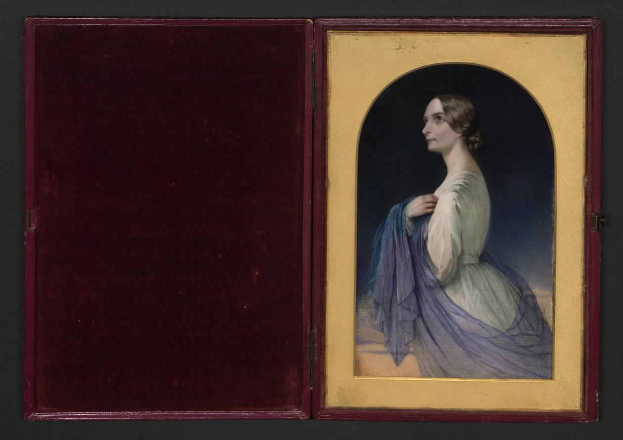 Porträtt av Dora Quillinan, 1839 av Margaret Gillies